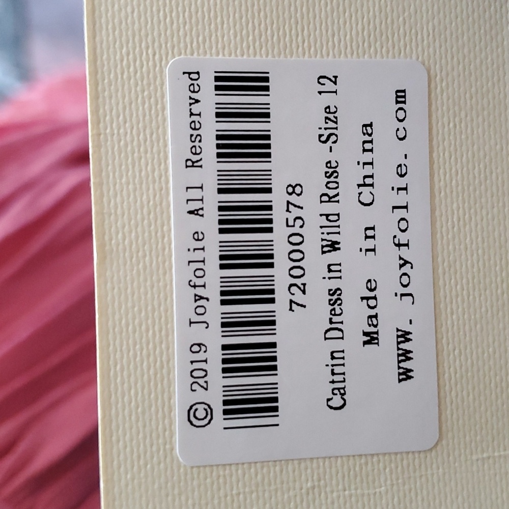 Mia Joy  catrin women pink Barbiecore dress size 12 - Picture 12 of 17